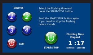 Flush Screen - "All in One" Steuerpult für Wassermacher, Touch Screen Display 4.3"