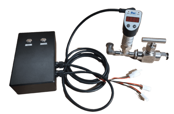 High Pressure device 11 - Hochdruckregler-Baugruppe für Wassermacher mit digitalem Manometer und Relaisbox