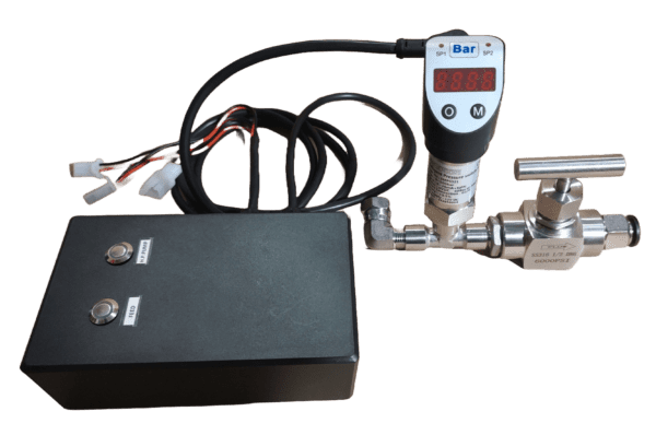 High Pressure device 41 - Hochdruckregler-Baugruppe für Wassermacher mit digitalem Manometer und Relaisbox